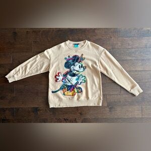 Zara Disney Mickey Mouse Sweater Women’s Girls Sweatshirt Size Small